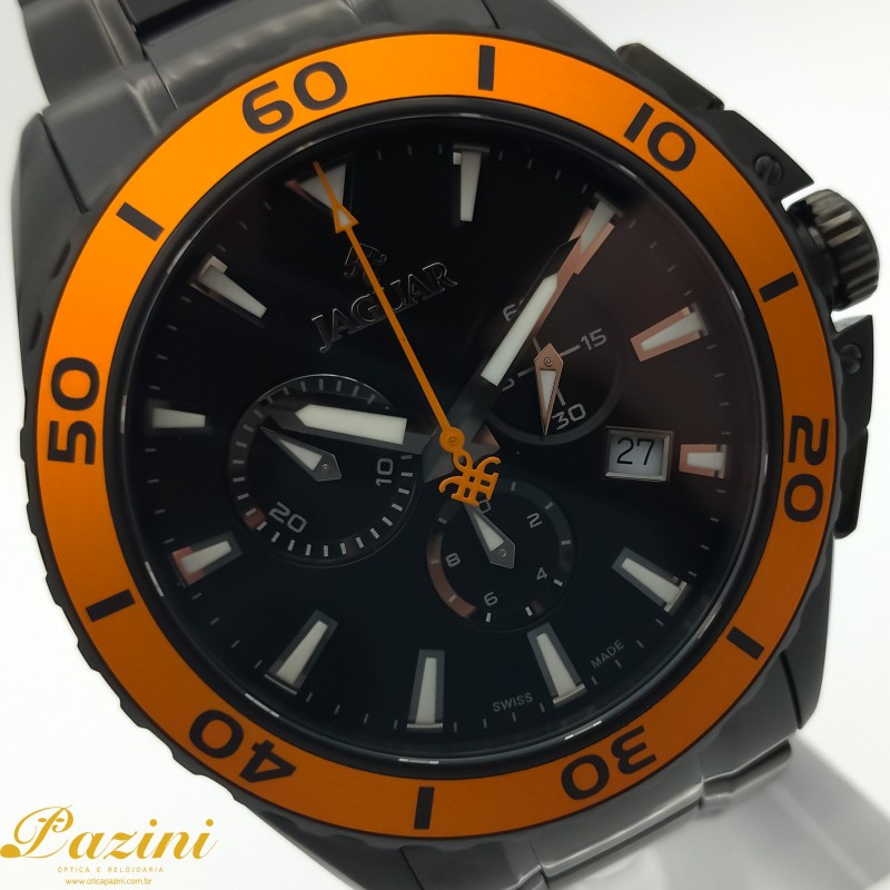Relógio JAGUAR Swiss Made Cronógrafo J01CABP02 KJG2 P1PX